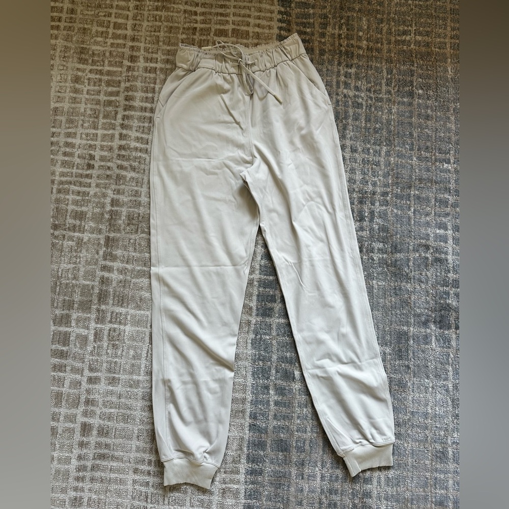 Lululemon Athletica Cream Track Pants